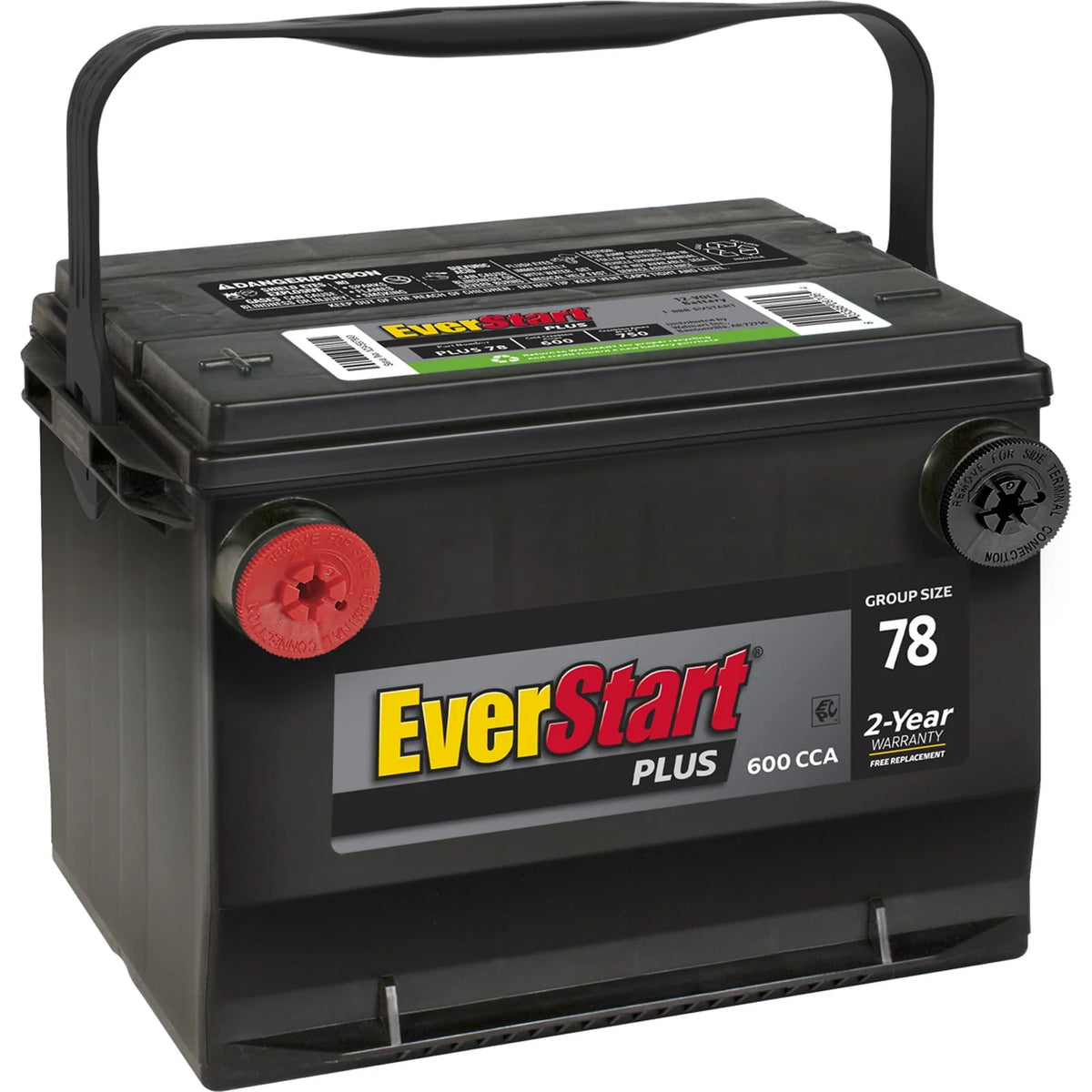 Lead Acid Automotive Battery Group 78 12 Volt 600 CCA Q821