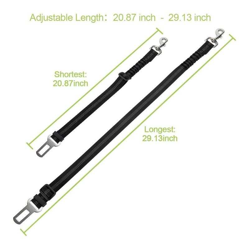 Dog Car Harness Seat Belt Set Adjustable Mesh Breathable C299