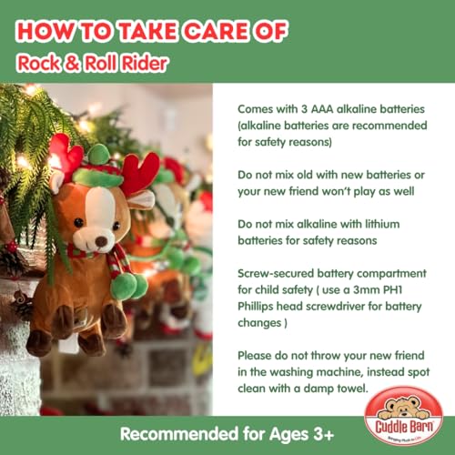 Animated Singing Christmas Reindeer P6600