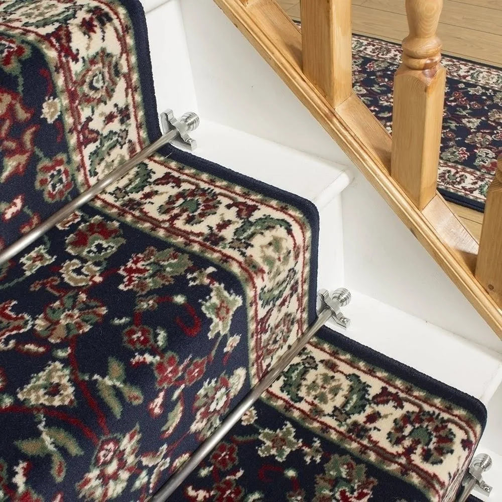 Persian Blue Stair Carpet Runner 27 foot H116751