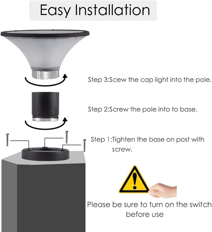 4 Pack Solar Post Cap Lights X5995