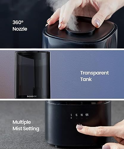 Black Cool Mist Ultrasonic Humidifier B1163