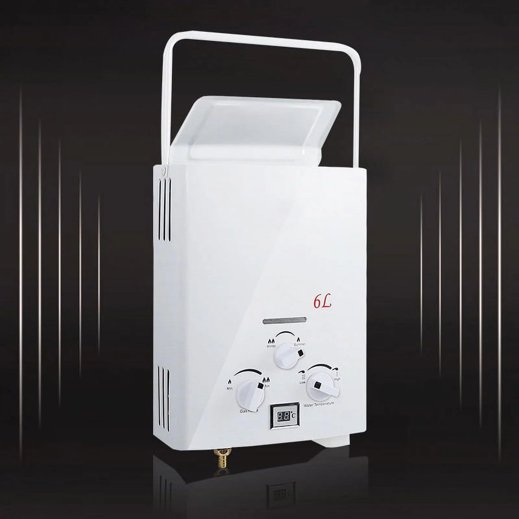 1.6 GPM 6L Portable Tankless LPG Water Heater J447
