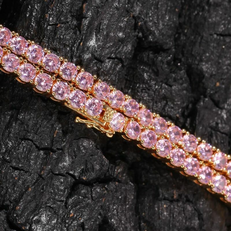 1 Row Tennis Chain Necklace M710