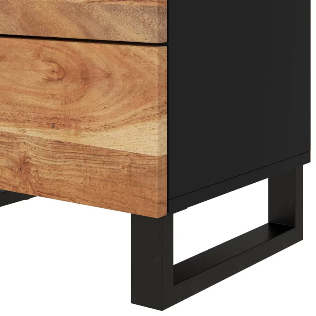 Solid Wood Acacia Bedside Cabinet Q910