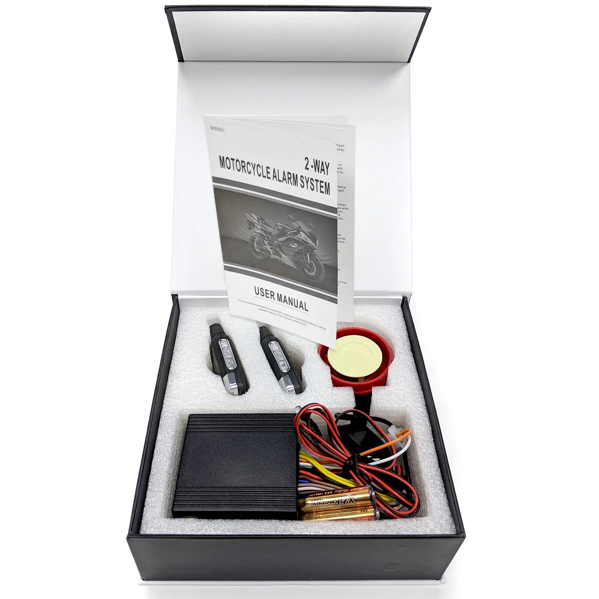 2 Way Motorcycle Alarm Pager Remote Engine Start I801026
