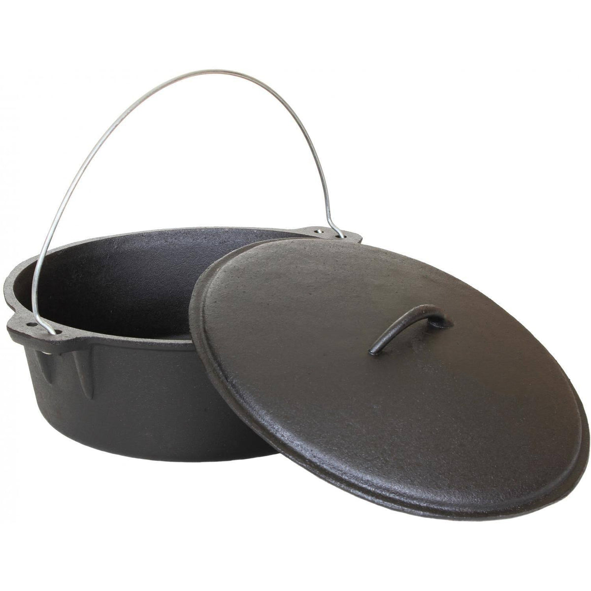 12-Quart Seasoned Cast Iron Dutch Oven C4046