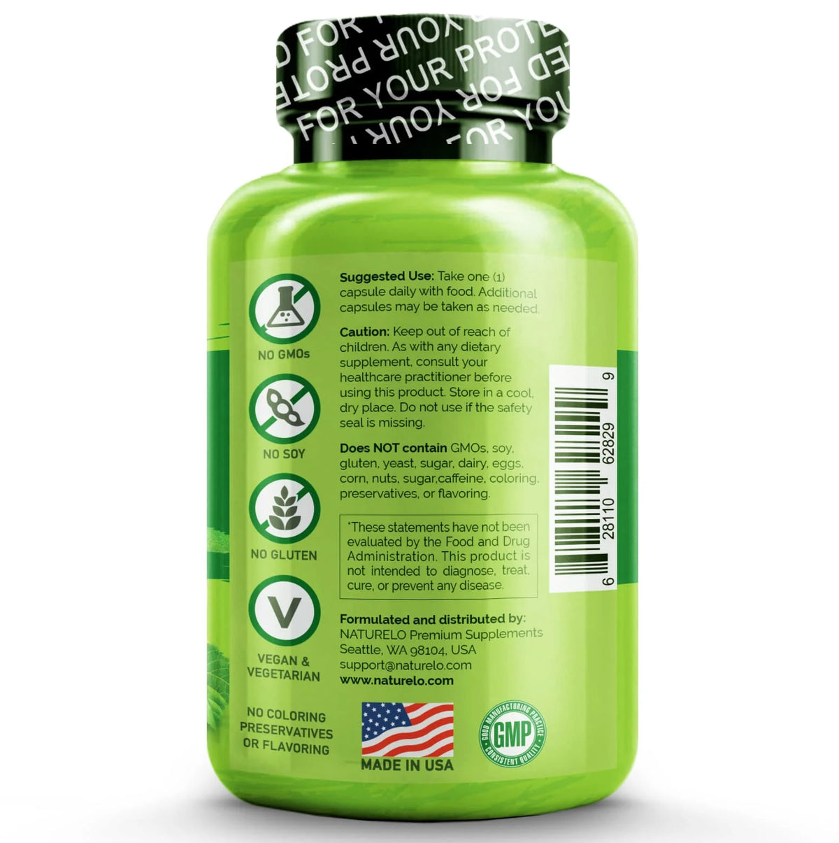 Vitamin B Complex with Methyl B12 Methyl Folate 120 Capsules G1840