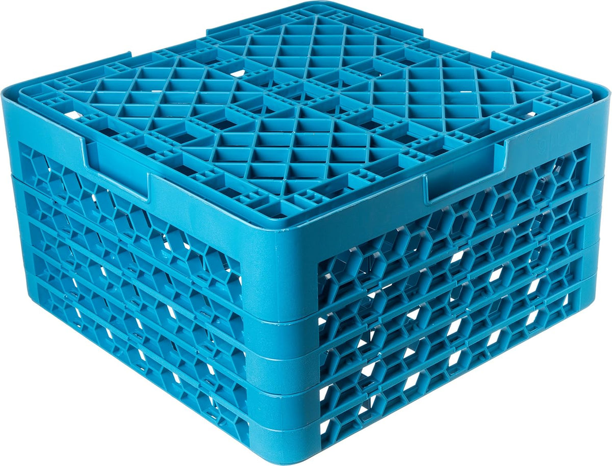 Blue Glass Rack with 4 Extenders, Pack of 2 I367223