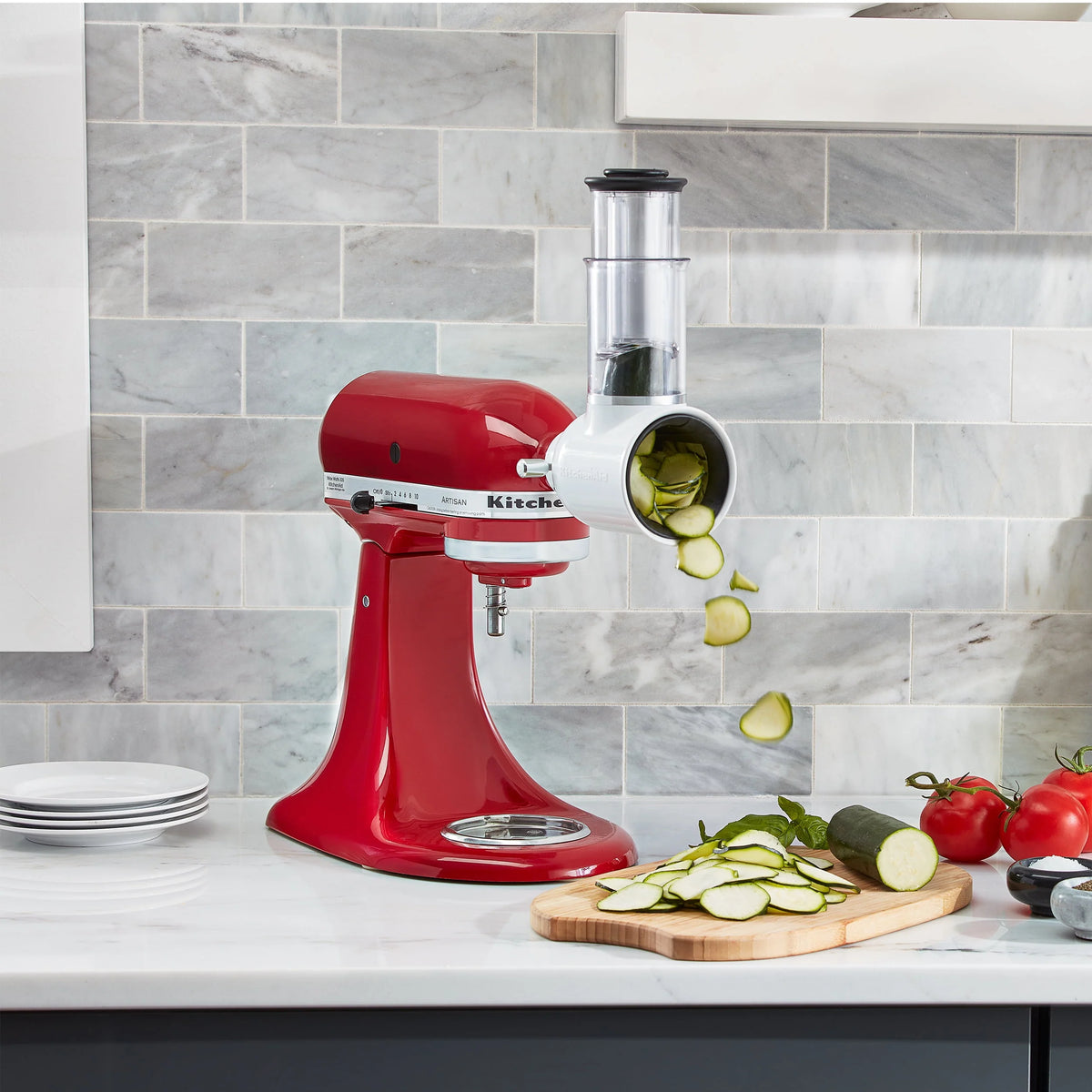 White Slicer/Shredder Attachment S5396
