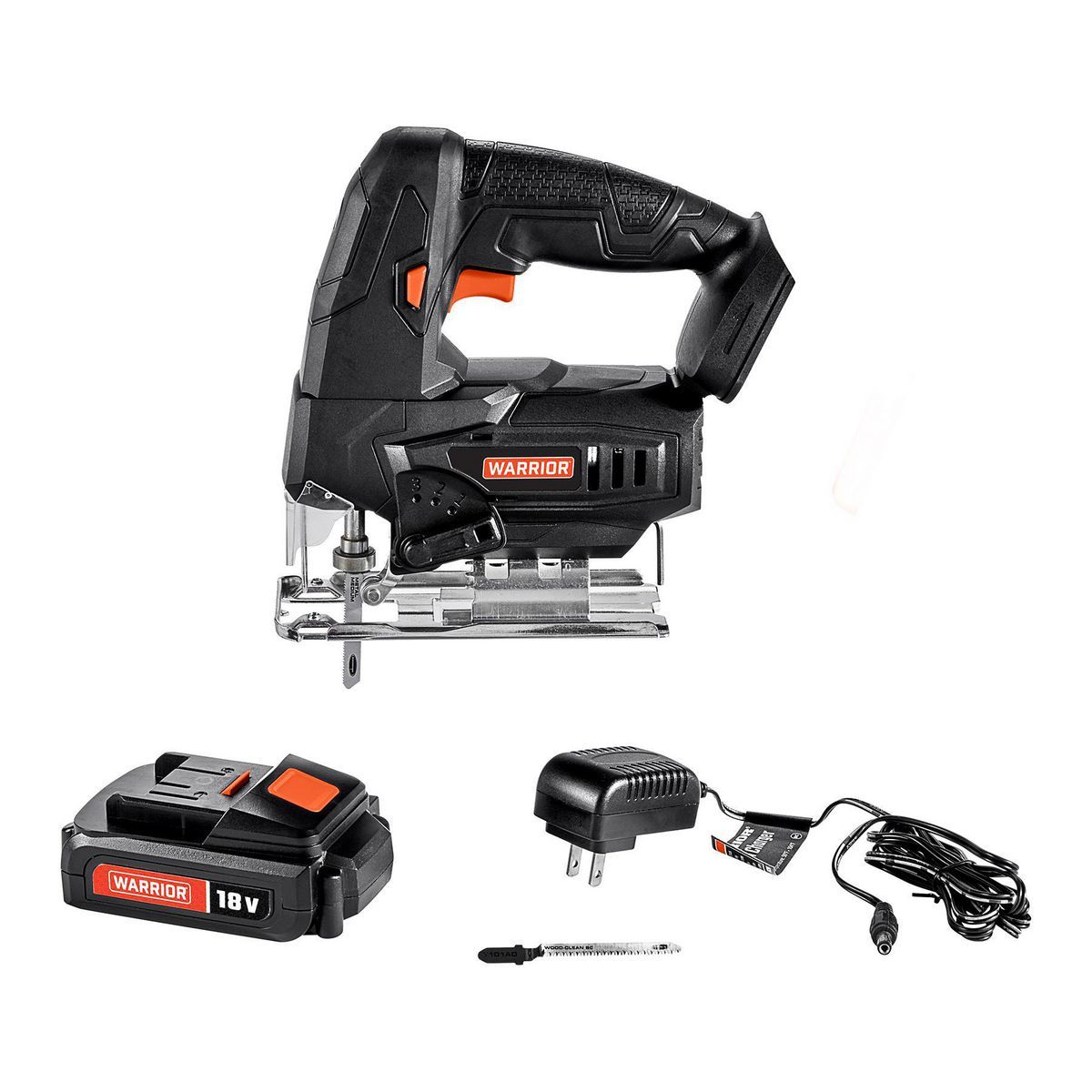 18V Cordless Jig Saw Kit with Battery and Charger W6794