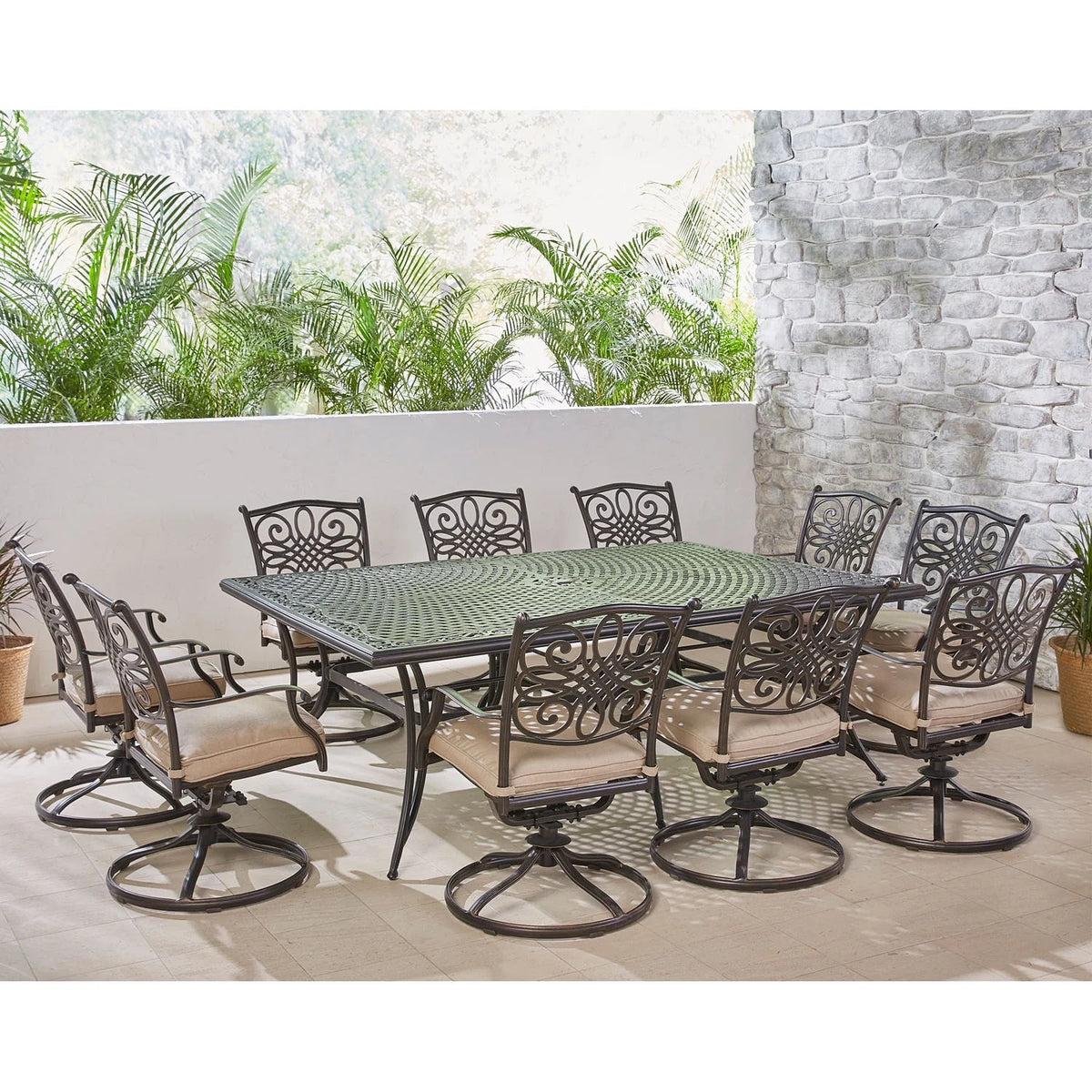 11-Piece Aluminum Outdoor Dining Set X35710