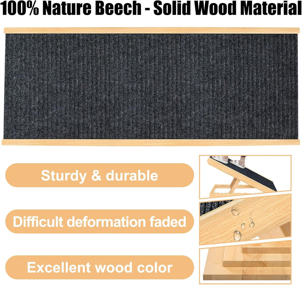 Adjustable Folding Portable Natural Wooden Pet Ramp Z636