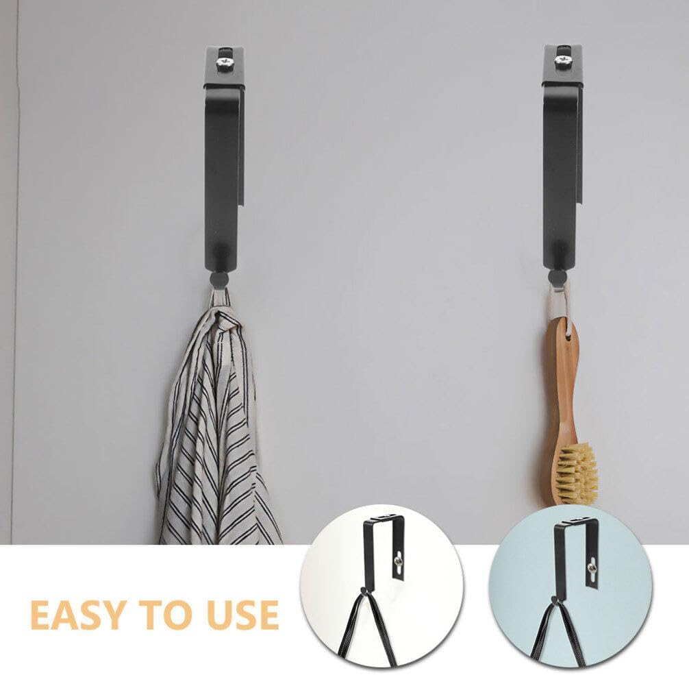 2pcs Over The Door Metal Hooks G71460