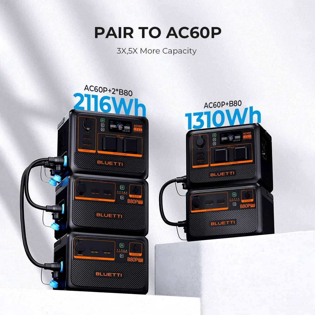 600W 504Wh LiFePO4 Portable Power Station J35884