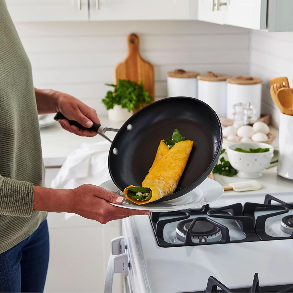 10 Piece Hard Anodized Nonstick Pots and Pans Cookware Set X504261