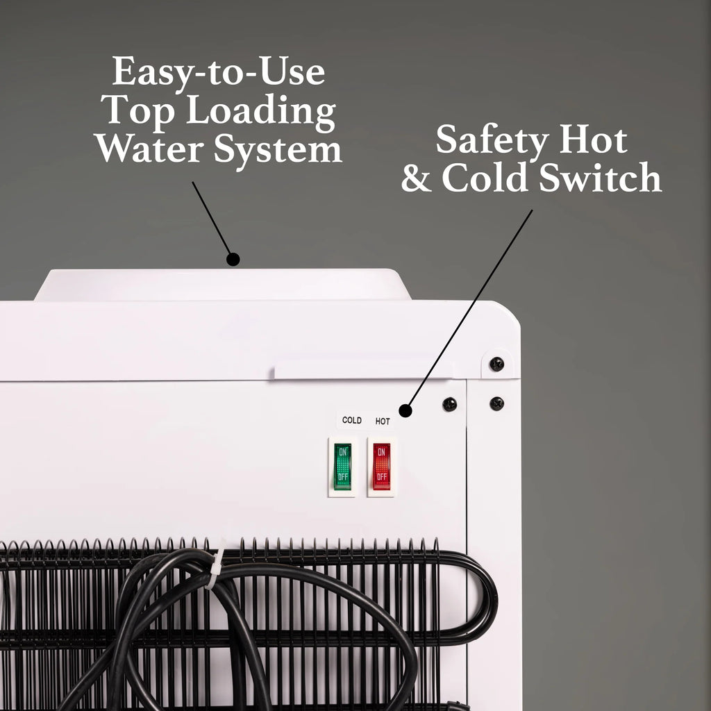 White Top Loading Hot & Cold Water Dispenser U385785