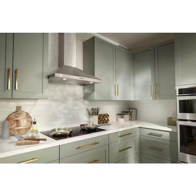 Wall-Mount Range Hood with light in Stainless Steel F87613
