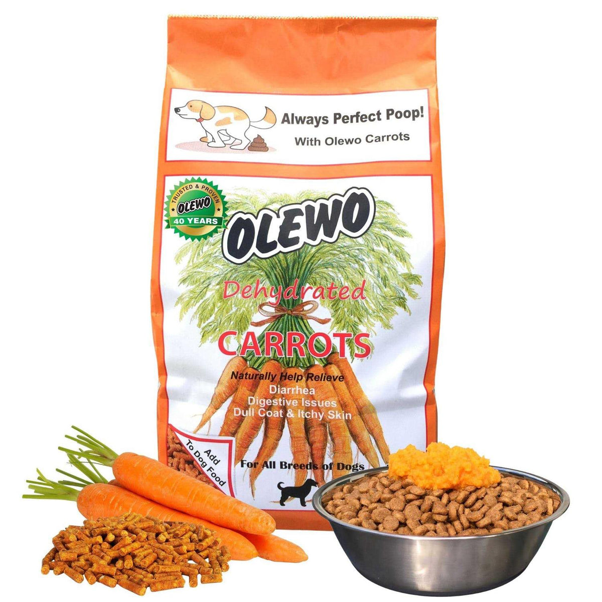 Carrots for Dogs Fiber Pet Supplies E5372