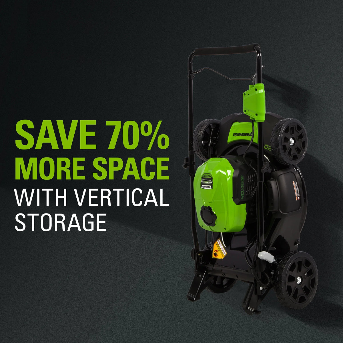 40V 20" Brushless Push Lawn Mower with 4.0 Ah Battery & Quick Charger P159319