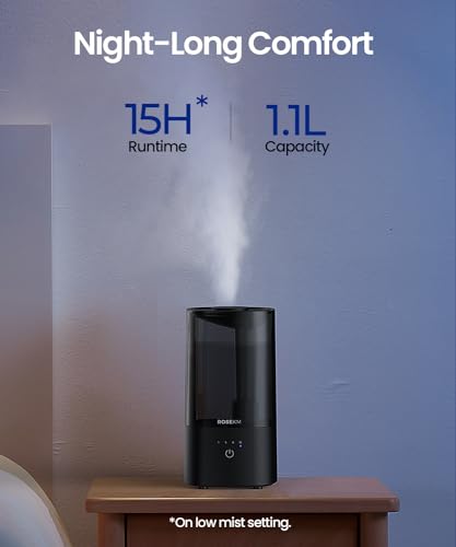 Black Cool Mist Ultrasonic Humidifier B1163
