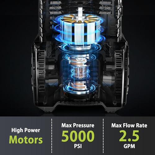 4000 PSI Electric Pressure Washer, 1900W Motor, 4 Adjustable Nozzles, 32.81ft Hose, Foam Cannon L542547