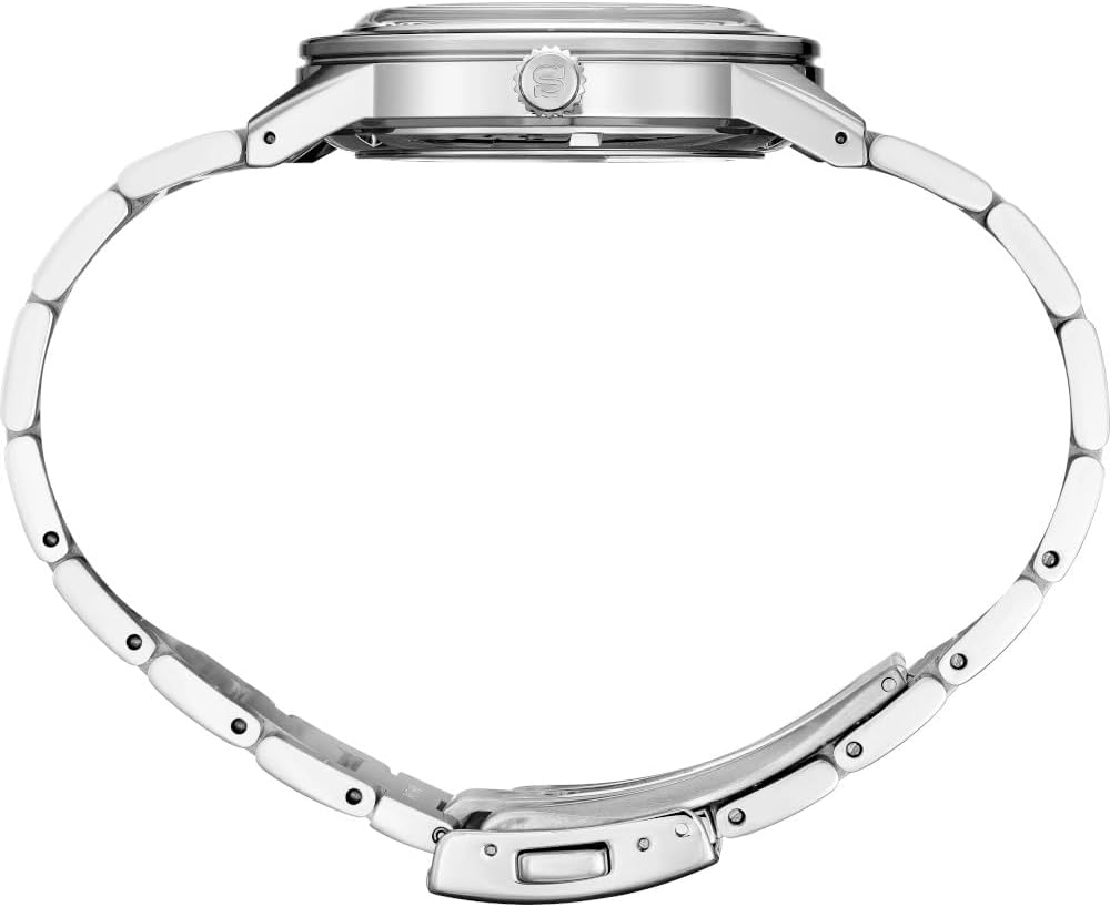 Black Dial Silver Stainless Steel Band Automatic Watch S138