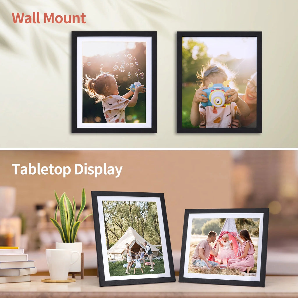 Black 8 x 10 Picture Frames Set of 15 V3948