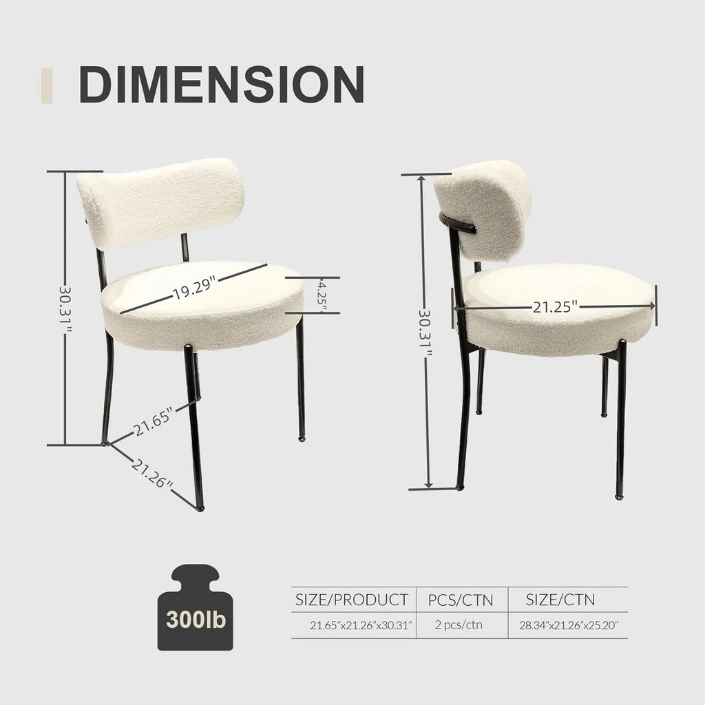 Round Dining Table Set for 2, 3 Pieces White A272532