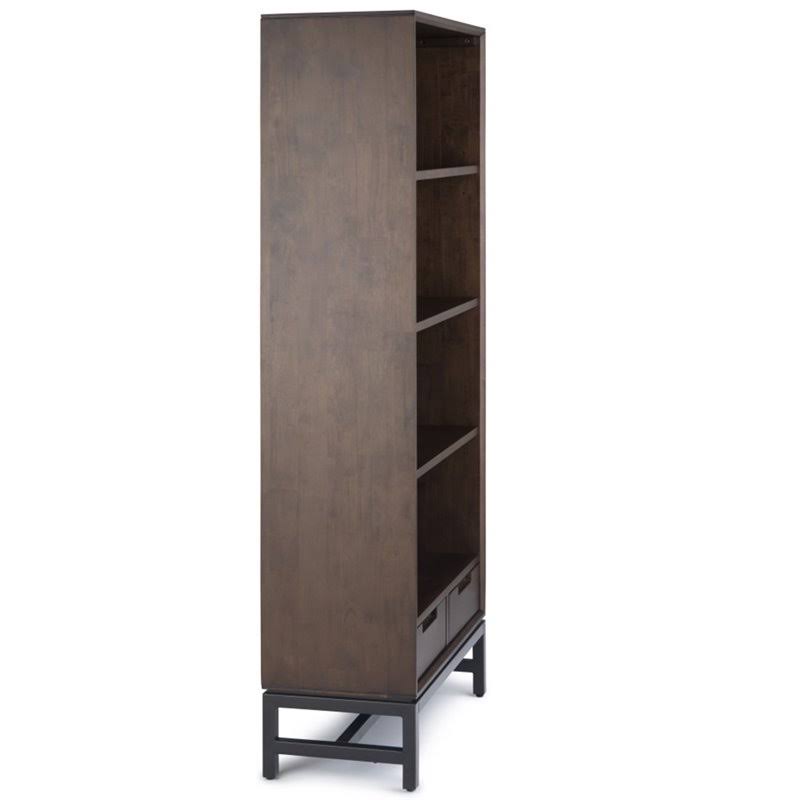 Walnut Brown Mid Century Bookcase I1090