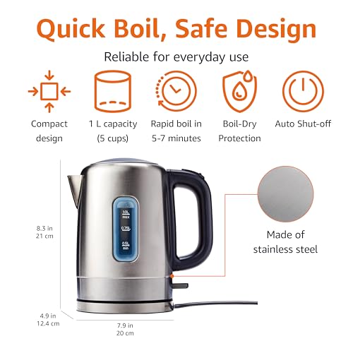 Glass Electric Kettle 1.1 Quarts 1500W Y113