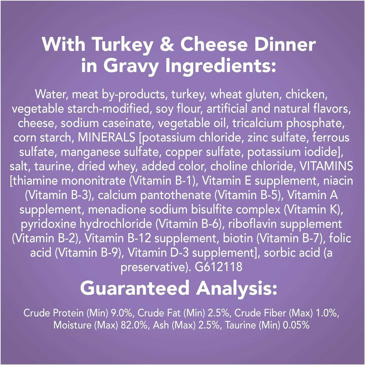 Turkey & Cheese Wet Cat Food H605