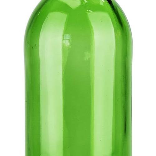 Green Glass Wine Bottle With Stopper, Swing Top Q192