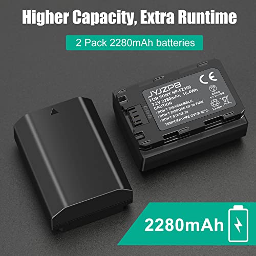 NP-FZ100 Battery and Charger 2 Pack A2719