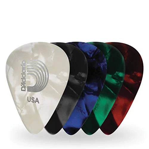 Medium Celluloid Guitar Picks, 100 pack L613397