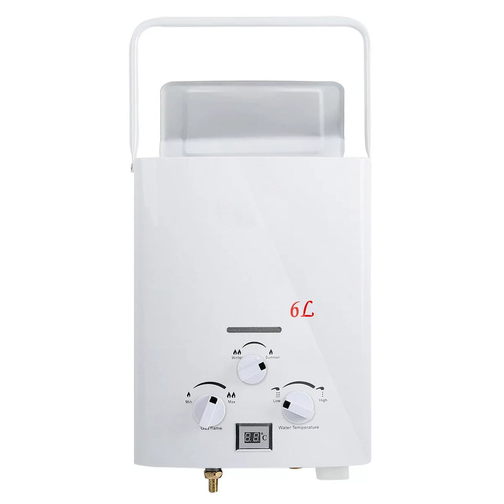 1.6 GPM 6L Portable Tankless LPG Water Heater J447
