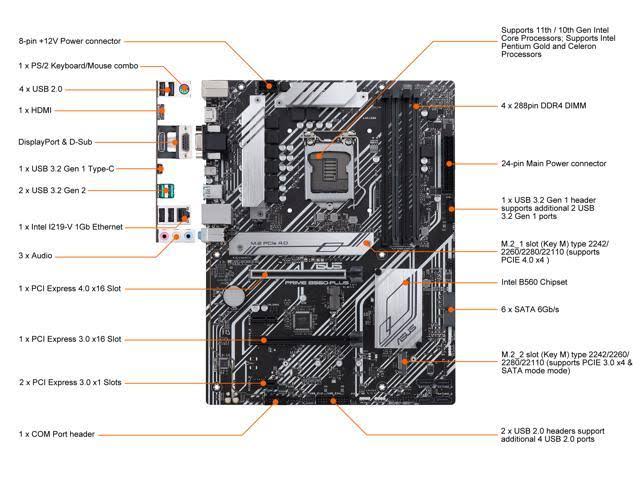 Intel LGA 1200 ATX Motherboard W9592