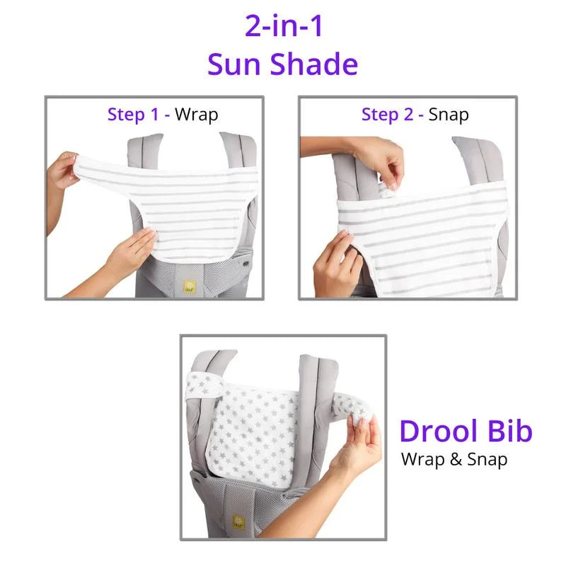 2-in-1 Drool and Teething Bibs T36790