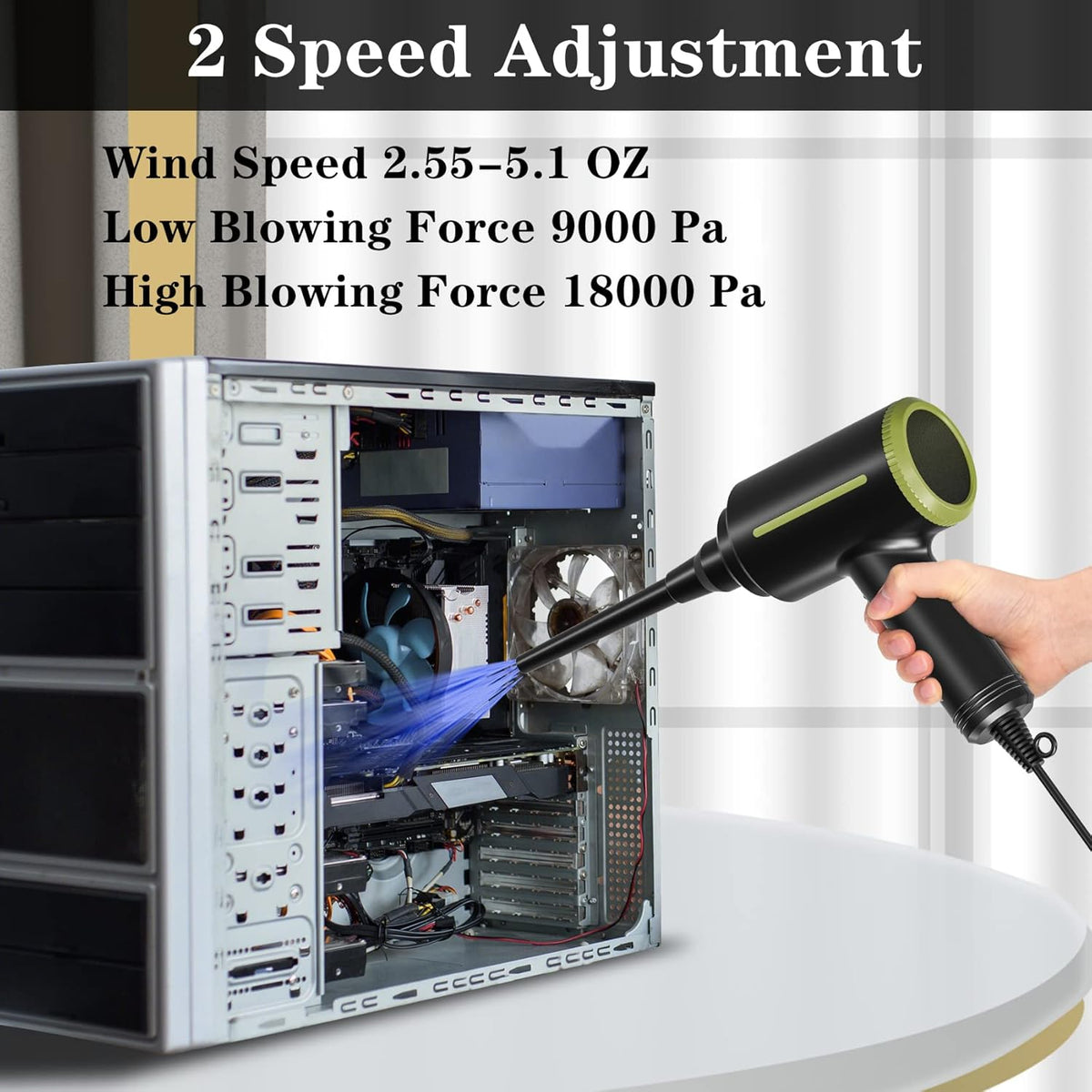 2 in 1 Compressed Air Duster X3401
