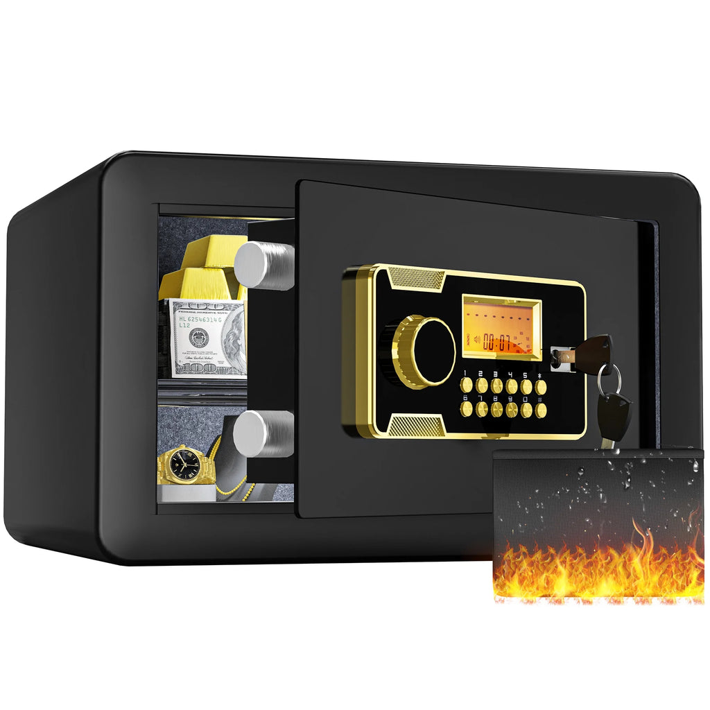 Black 1.5 CU.FT Digital Keypad Security Safe Box F400523
