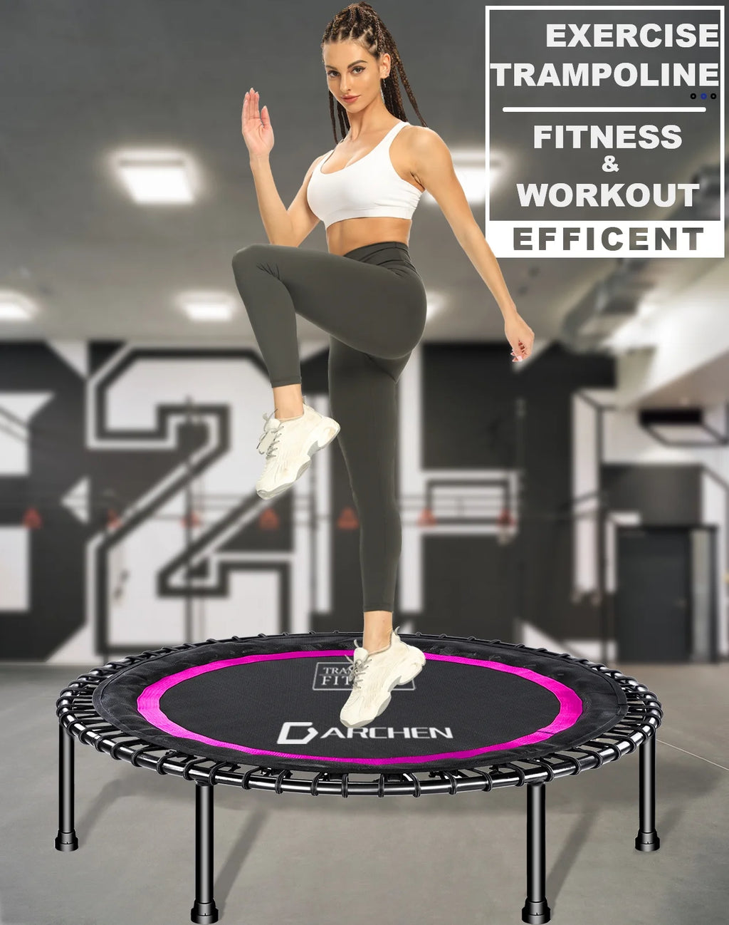 450 lbs Mini Trampoline, 40 Inch C88992
