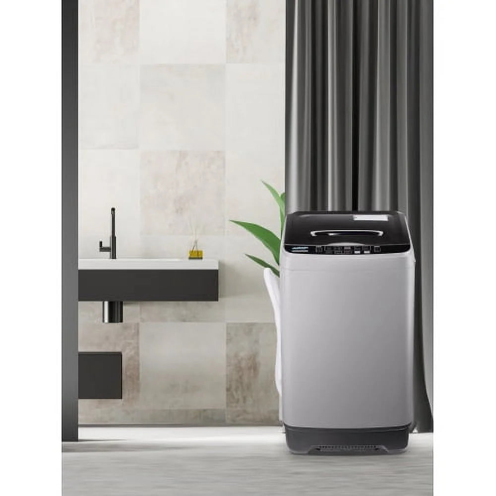 17.7 lbs Portable Compact Washing Machine with Drain Pump J241361