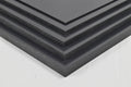 Dark Gray PVC Chemical Resistant Plastic Sheet 1 inch x 12 inch x 24 inch V376319