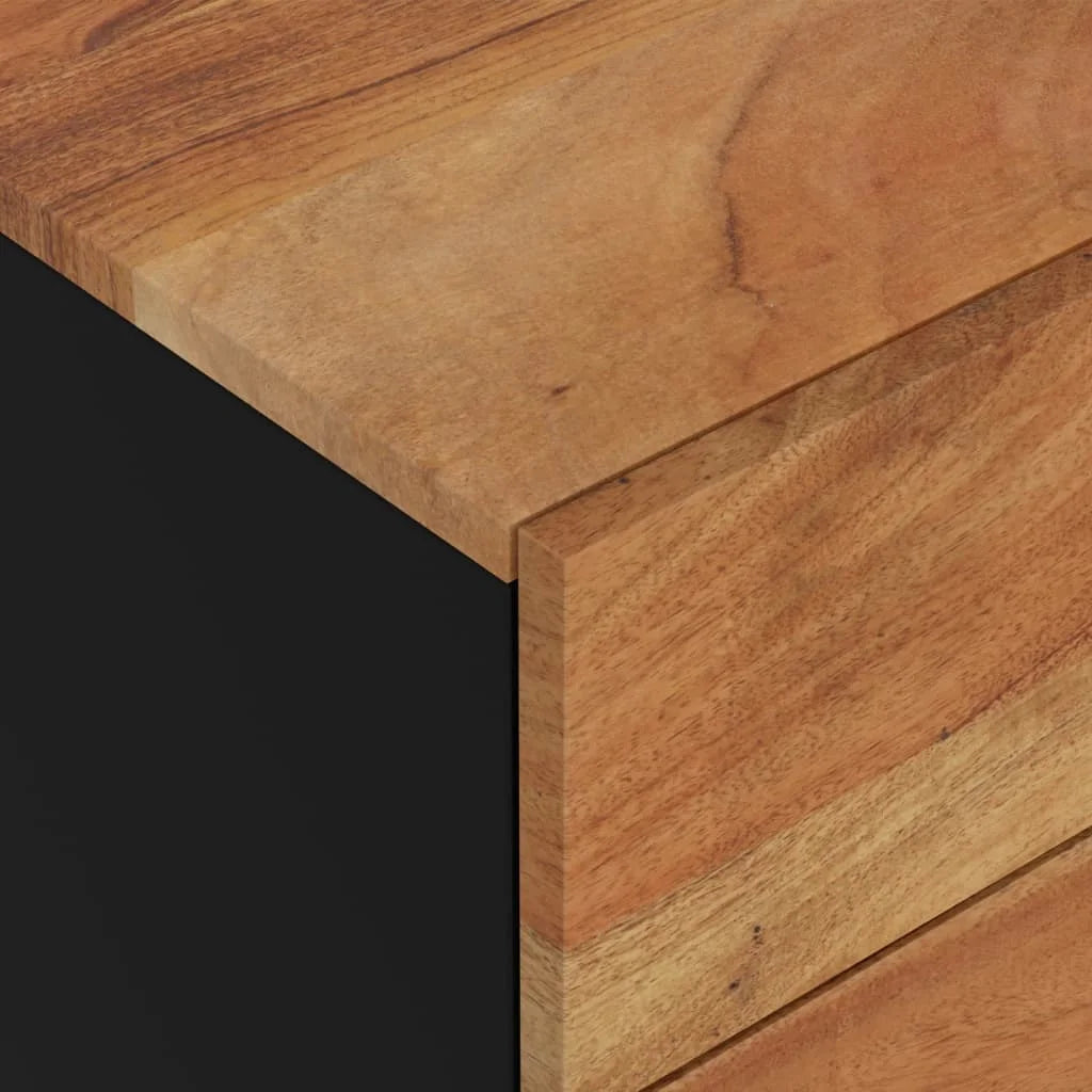 Solid Wood Acacia Bedside Cabinet Q910