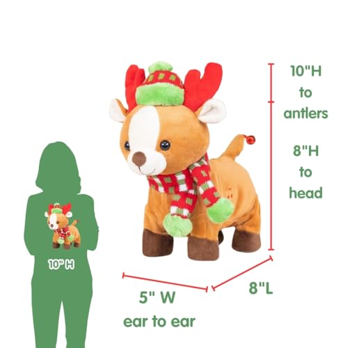 Animated Singing Christmas Reindeer P6600