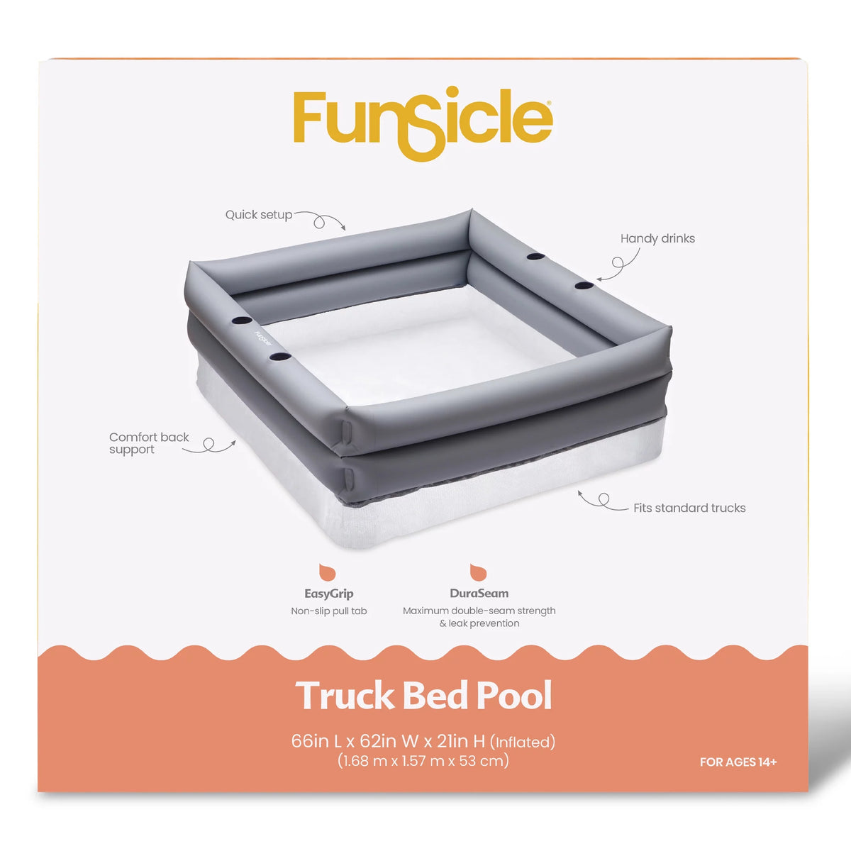 Rectangular Inflatable Swimming Pool E888412