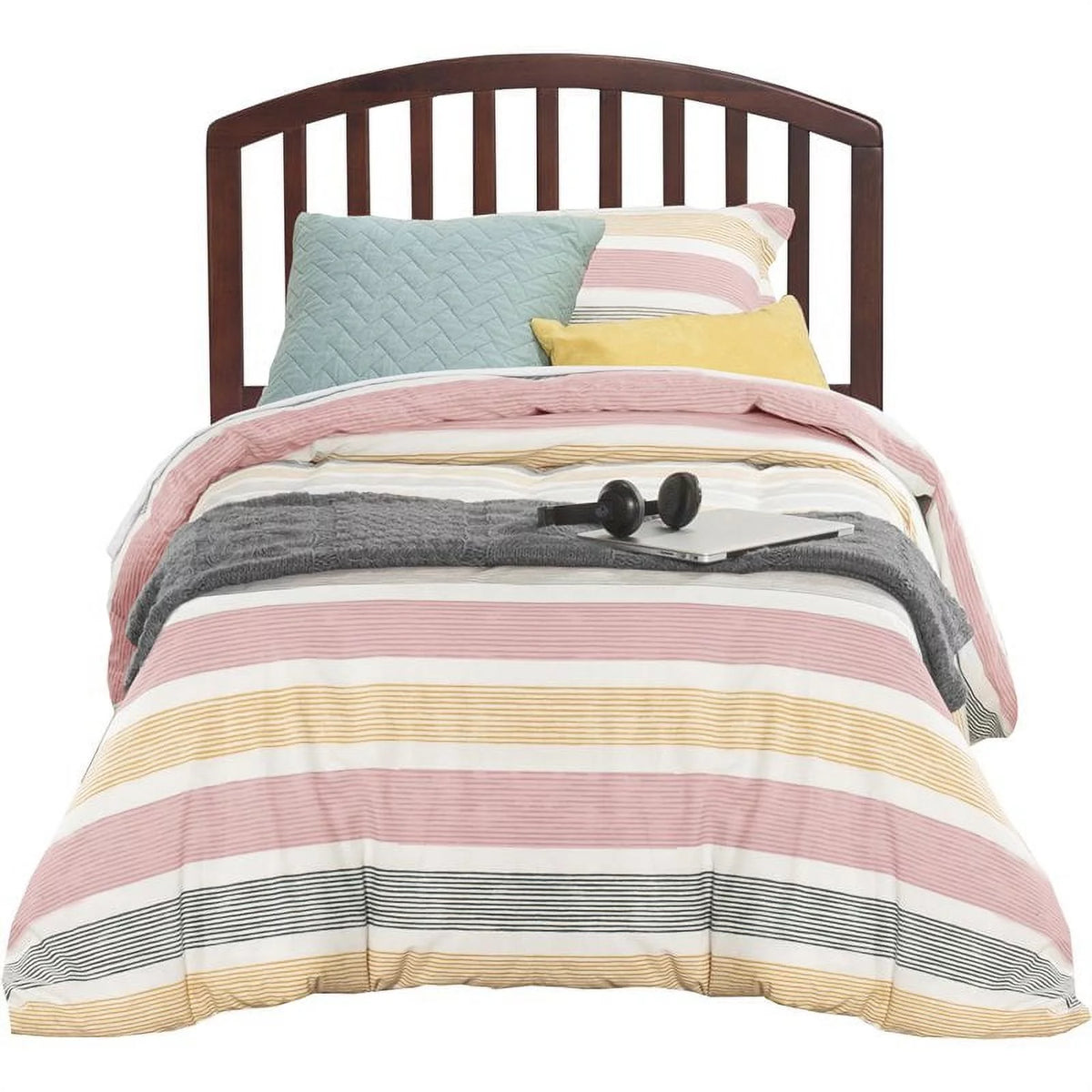 Twin Spindle Headboard in Walnut J75561