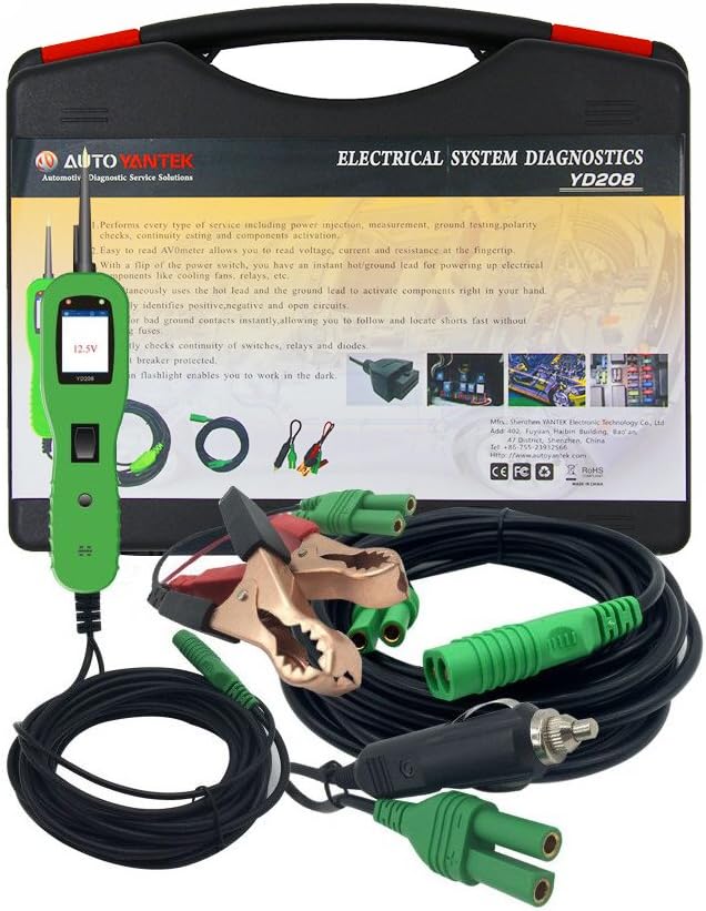 12V-24V Circuit Tester Probe Kit with LED Flashlight N1176