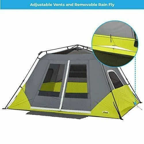 6 Person Instant Cabin Tent with Awning T4735