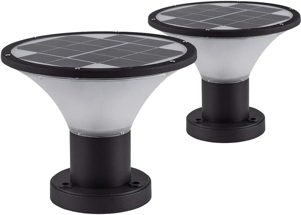 4 Pack Solar Post Cap Lights X5995